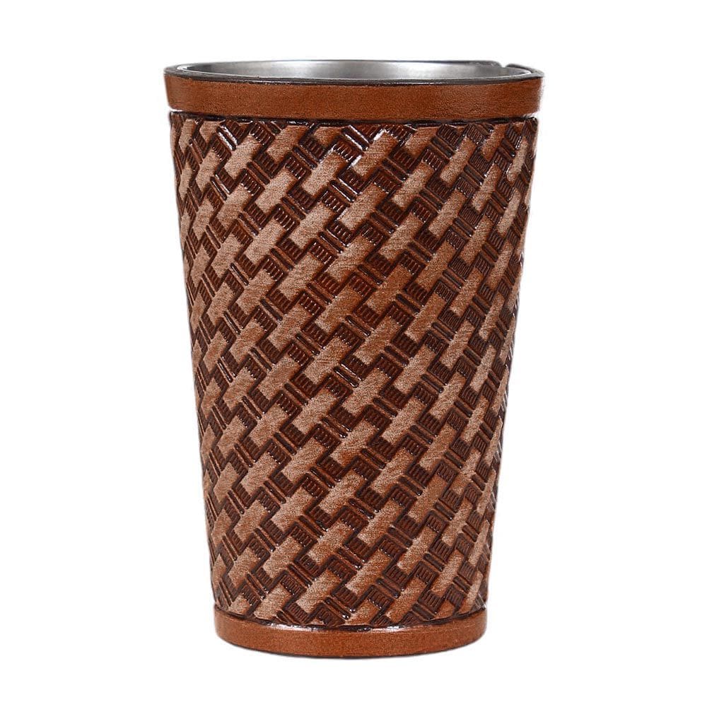 Copo de Tereré Inox e Couro Pyramid 37310