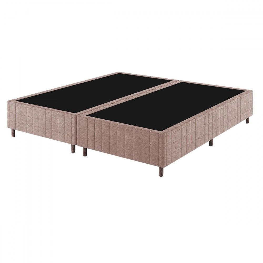 Base de Cama Box King Lunare Bordado Rose - Vian