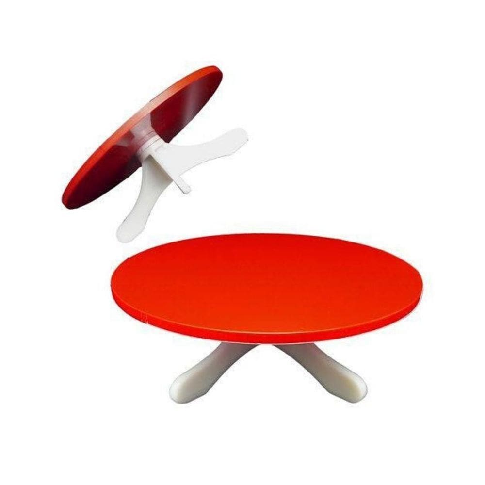 Bailarina Prato Giratório Vermelho - 40cm São José