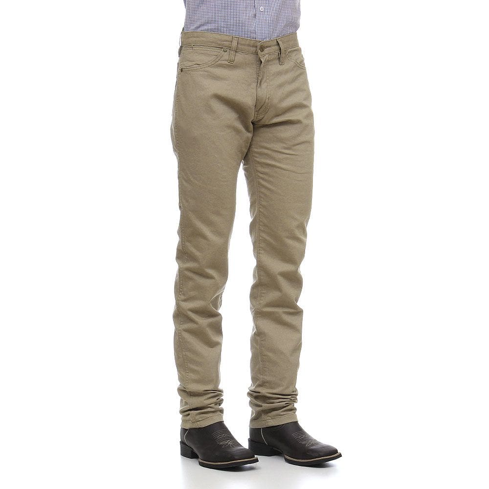 Calça Jeans Masculina Cowboy Cut Bege Wrangler 37989