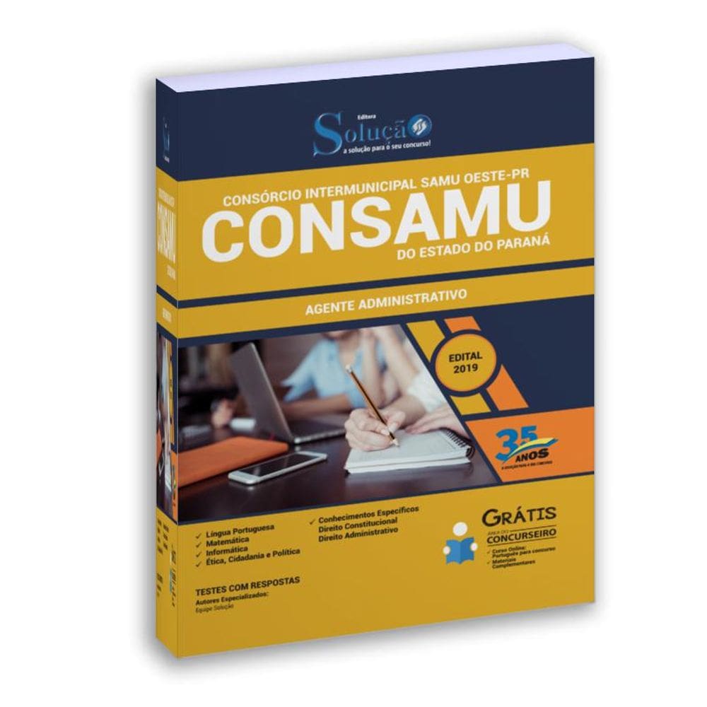 ApostilaConsamu-Pr - 2019 - Agente Administrativo