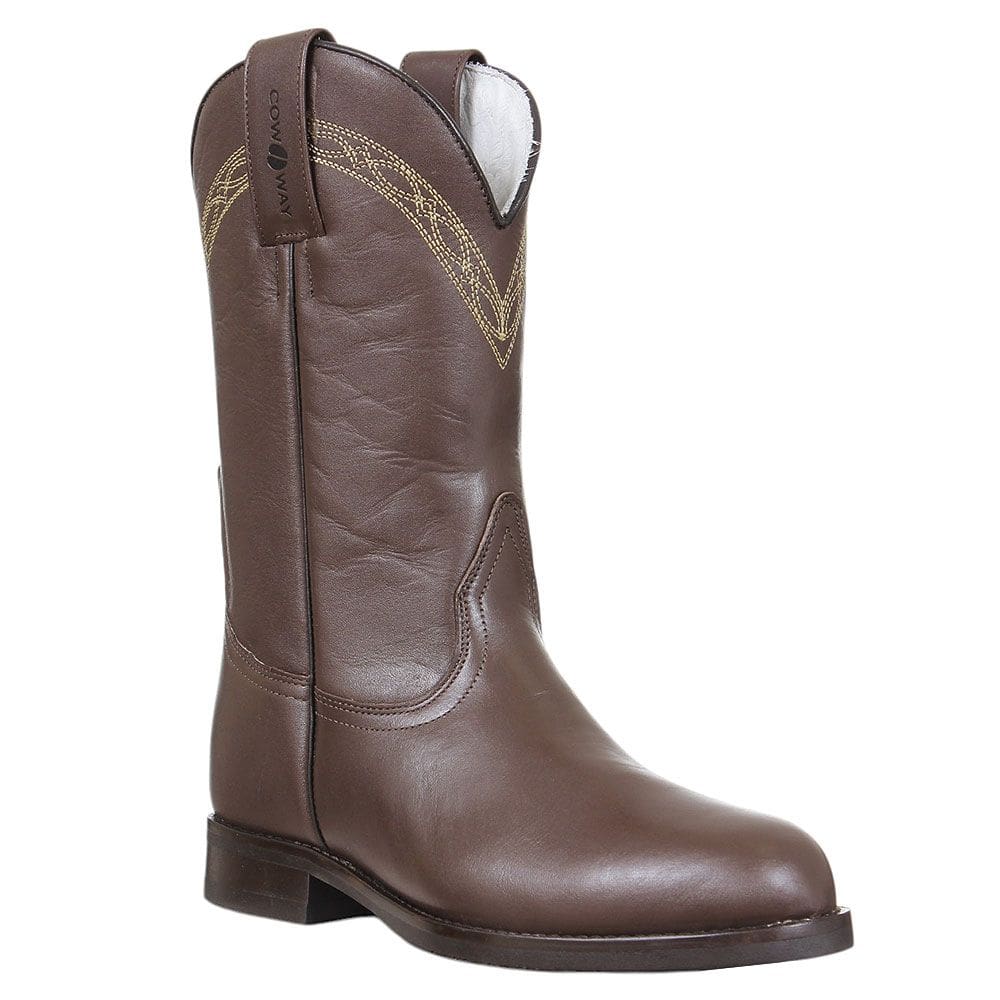 Bota Masculina Café Bico Redondo Cow Way 37928