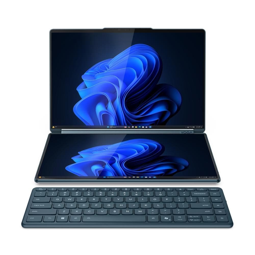 Notebook Lenovo Yoga Book 9 14IAH10 Intel Core Ultra 7 255H 16GB 512GB SSD Windows 11 14" - 83KJ001TBR Tidal Teal