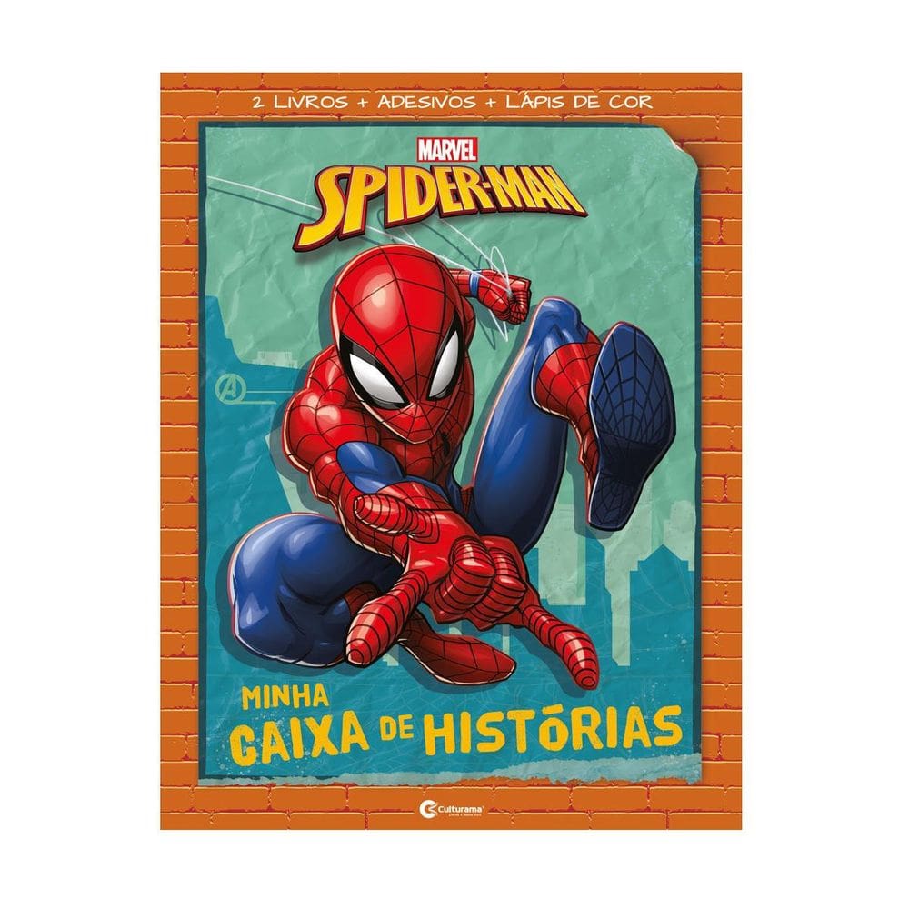Culturama Kit Minha Caixa de Historias Homem Aranha Marvel