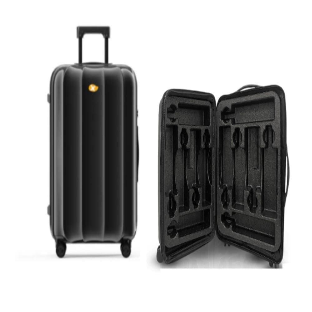 Mala Viagem Transporte De Vinho 12 Garrafas Grande Colmeia Espuma 12 Espumantes Winebag Proteçao Maxima