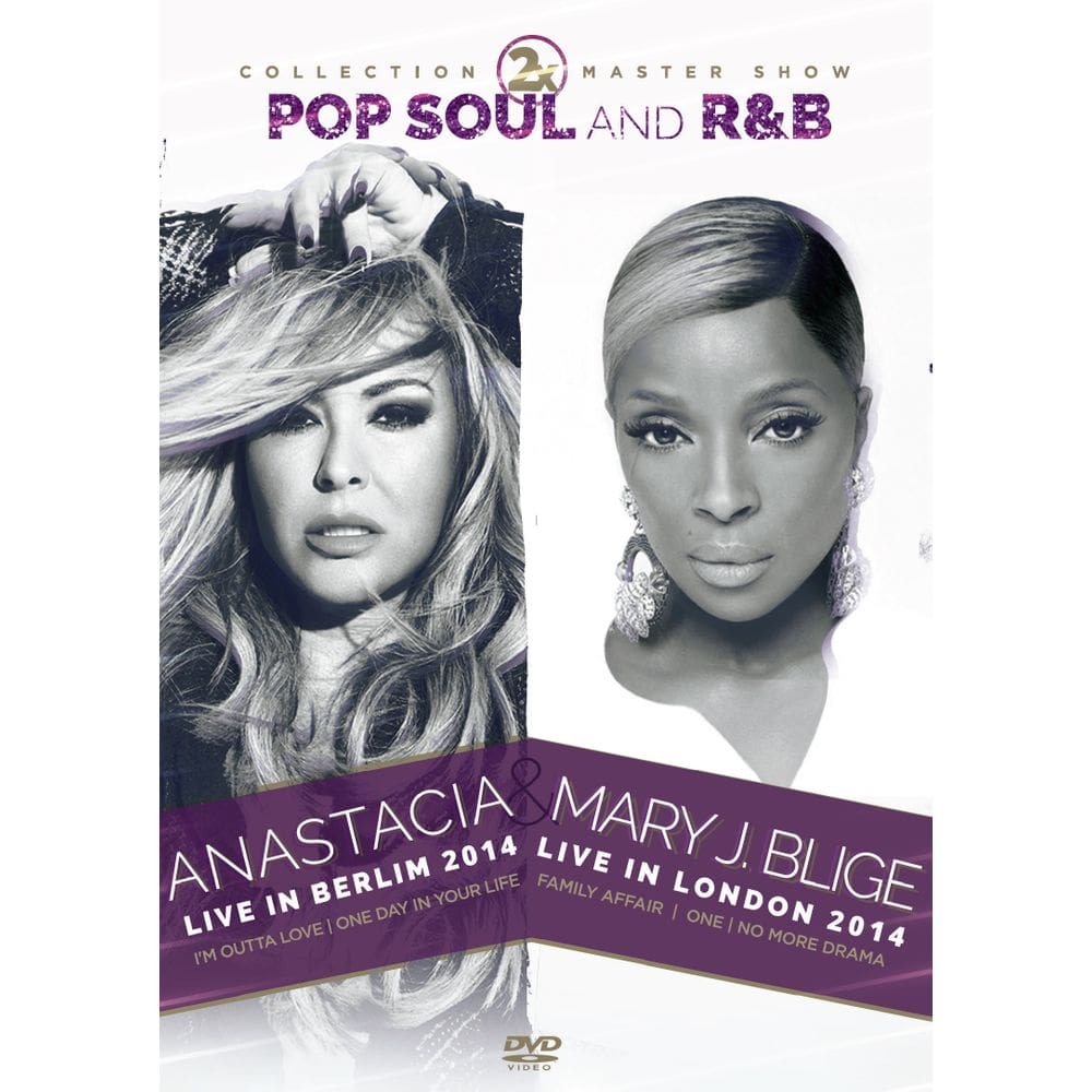 DVD 2X Pop Soul and R&B Anastacia e Mary J. Blidge