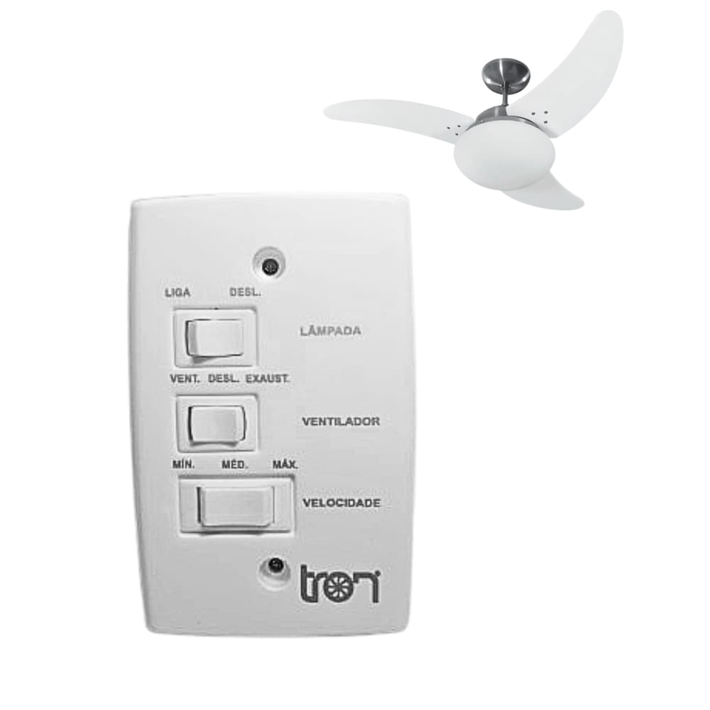Controle De Velocidade Para Ventilador De Teto Tron 127v