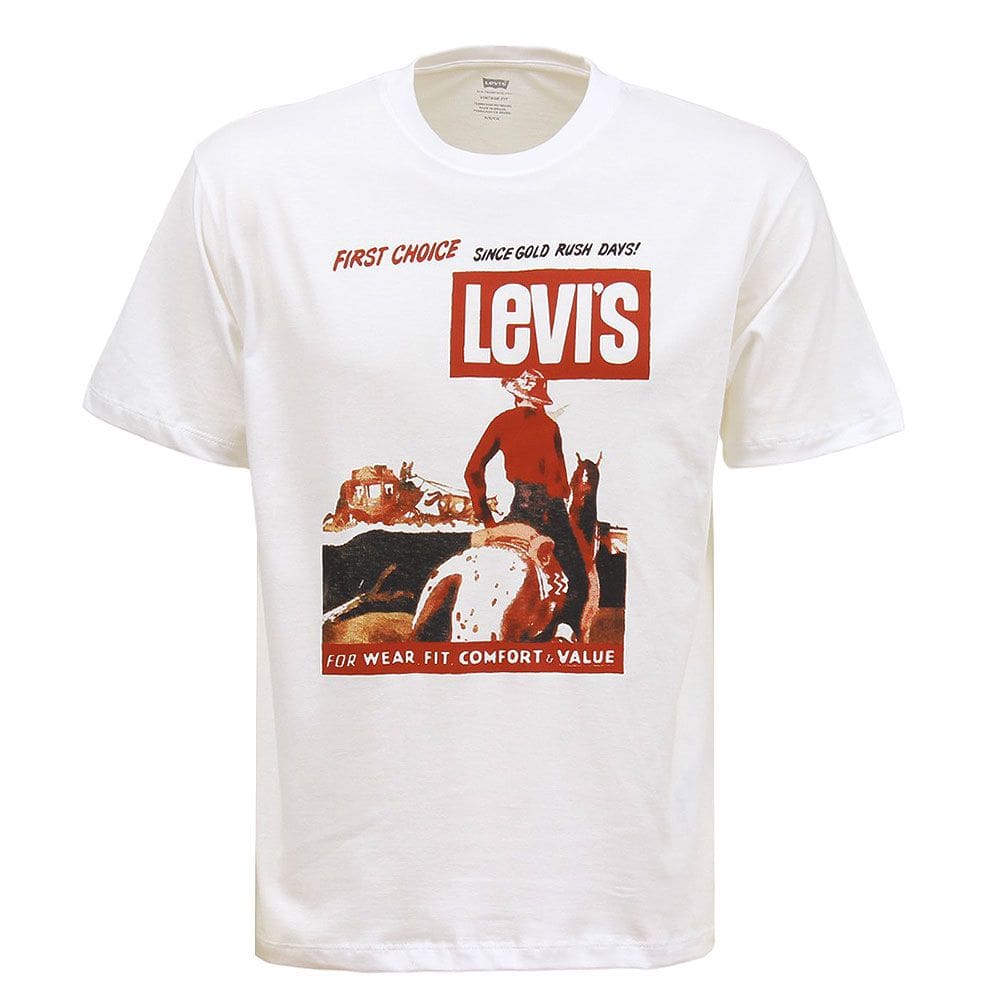 Camiseta Masculina Branca Levi`s 38436