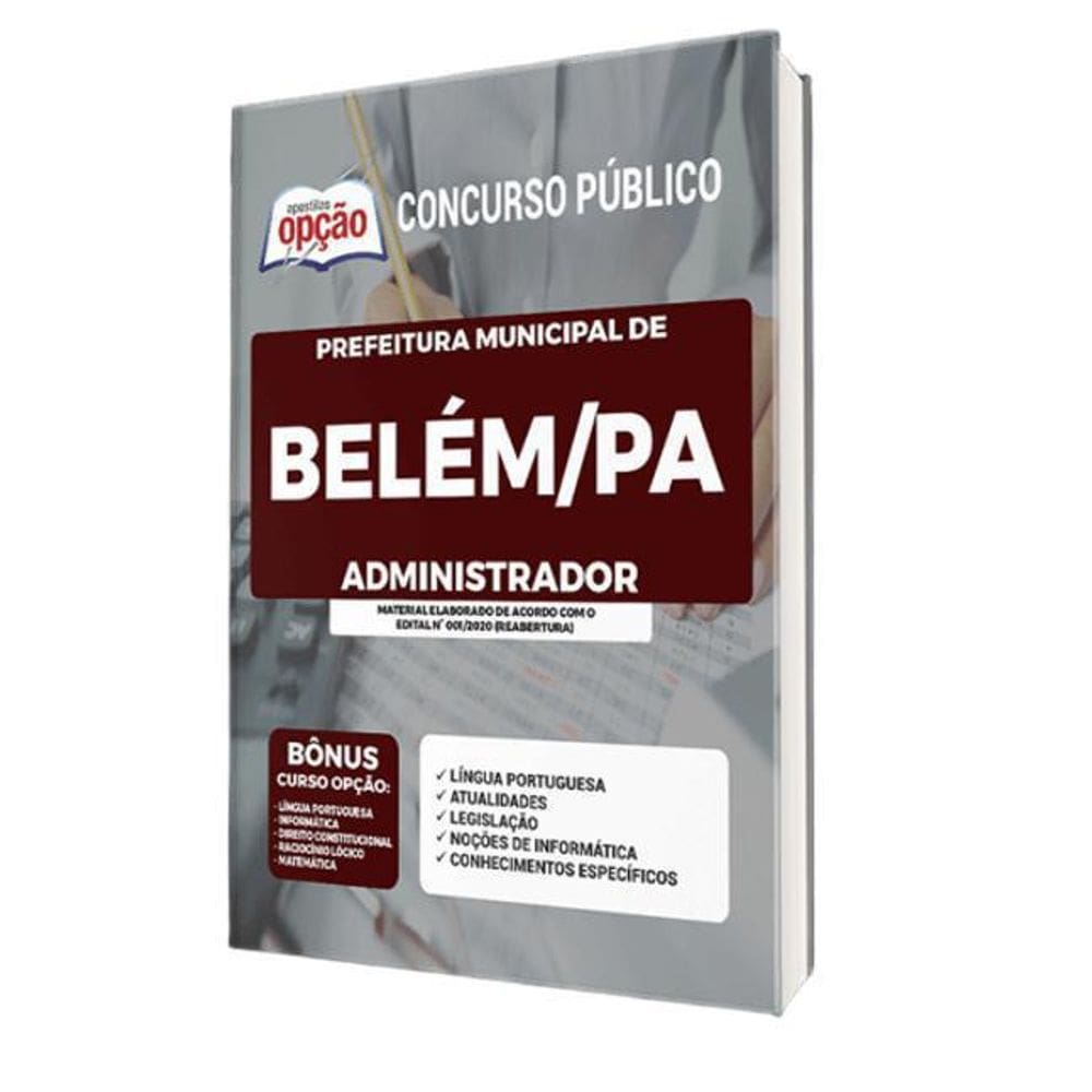 Apostila Prefeitura Belém Pa - Administrador
