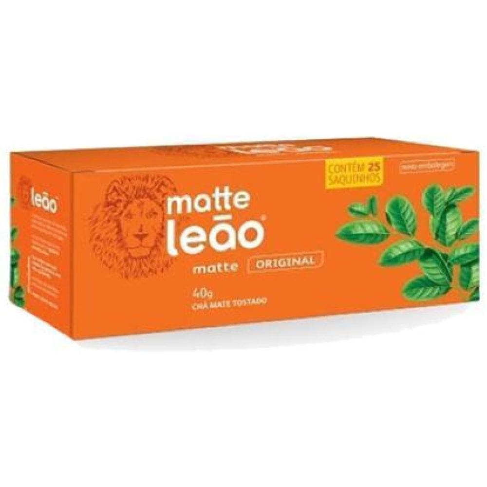 Chá Matte Com Canela Com 25 Saquinhos- Kit 5