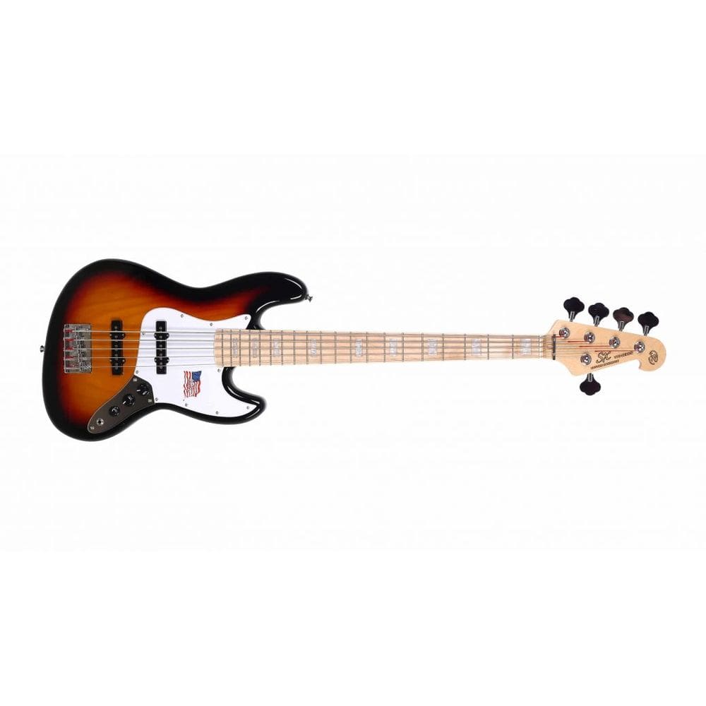 Baixo Sx Jazz Bass Sjb 5 Cordas Passivo Em Ash Sjb755_3Ts