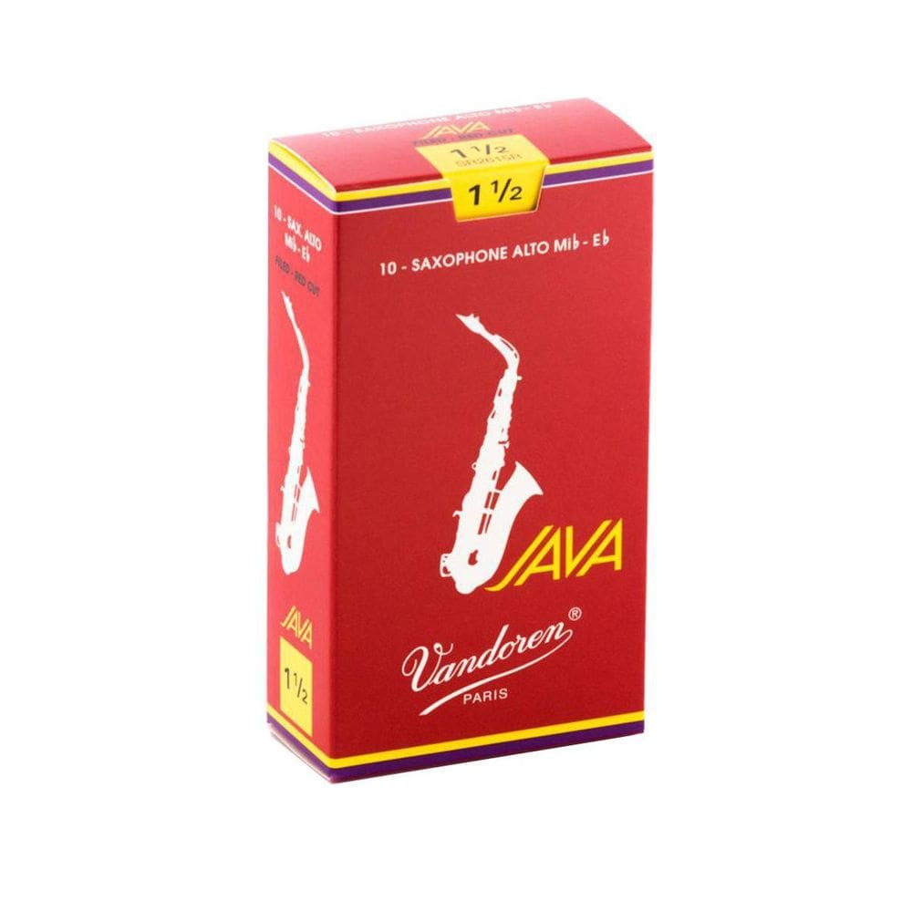 Palheta Vandoren Java Red Cut Nº 1,5 Para Sax Alto