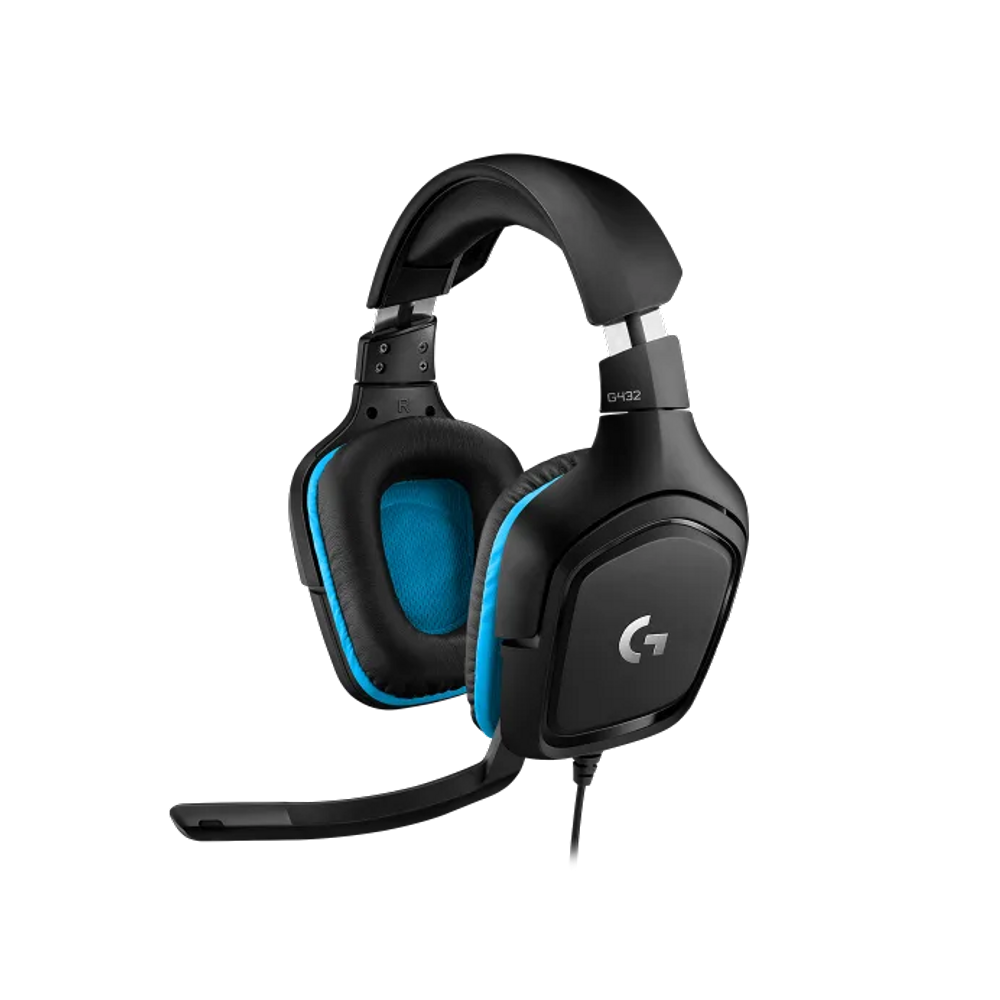 Headset Gamer Logitech G432 USB/P2 - Preto