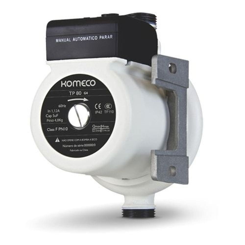 Mini Bomba Circuladora De Água TP80 Ferro G4 - Komeco - 220V