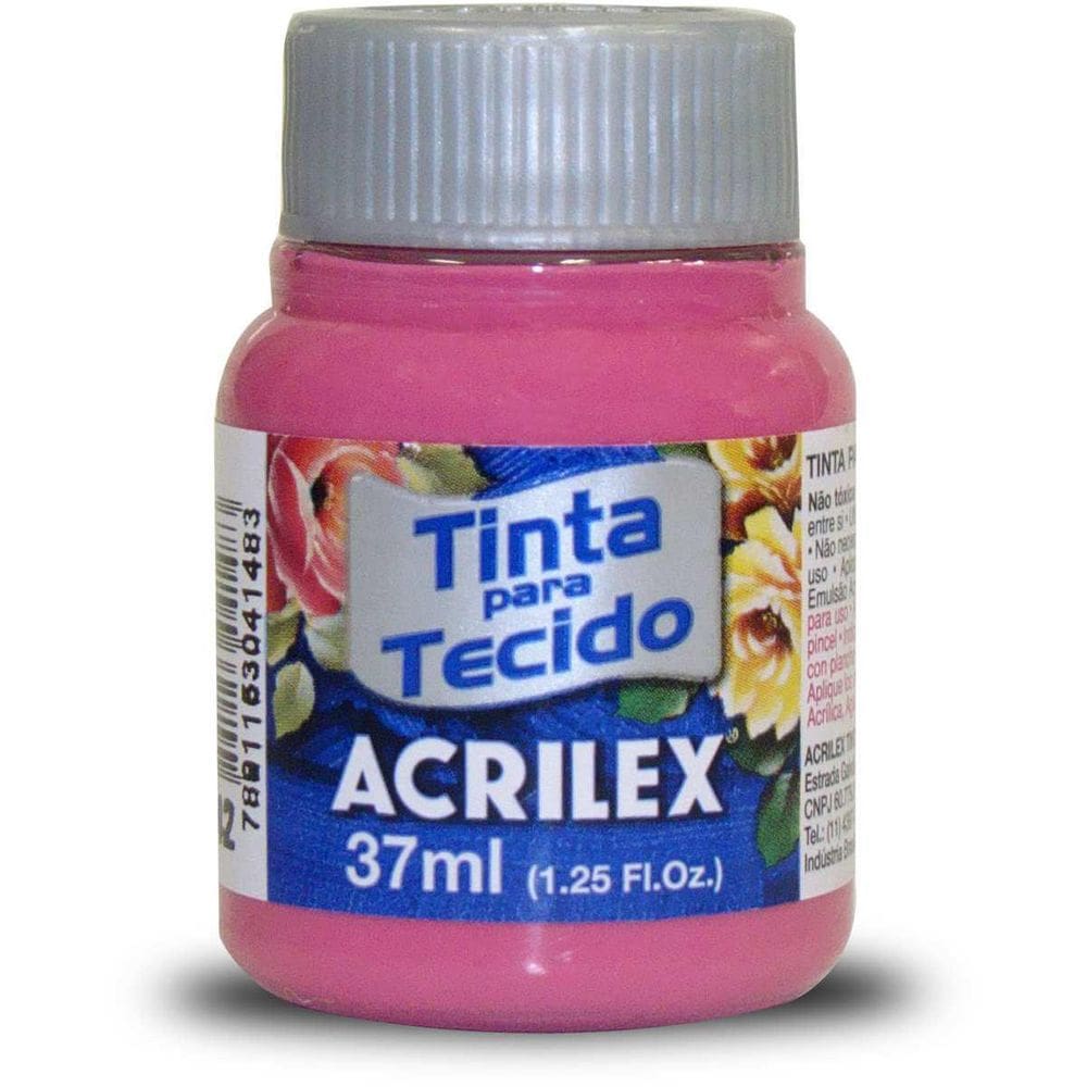 Tinta Tecido Fosca 037Ml Rosa Escuro