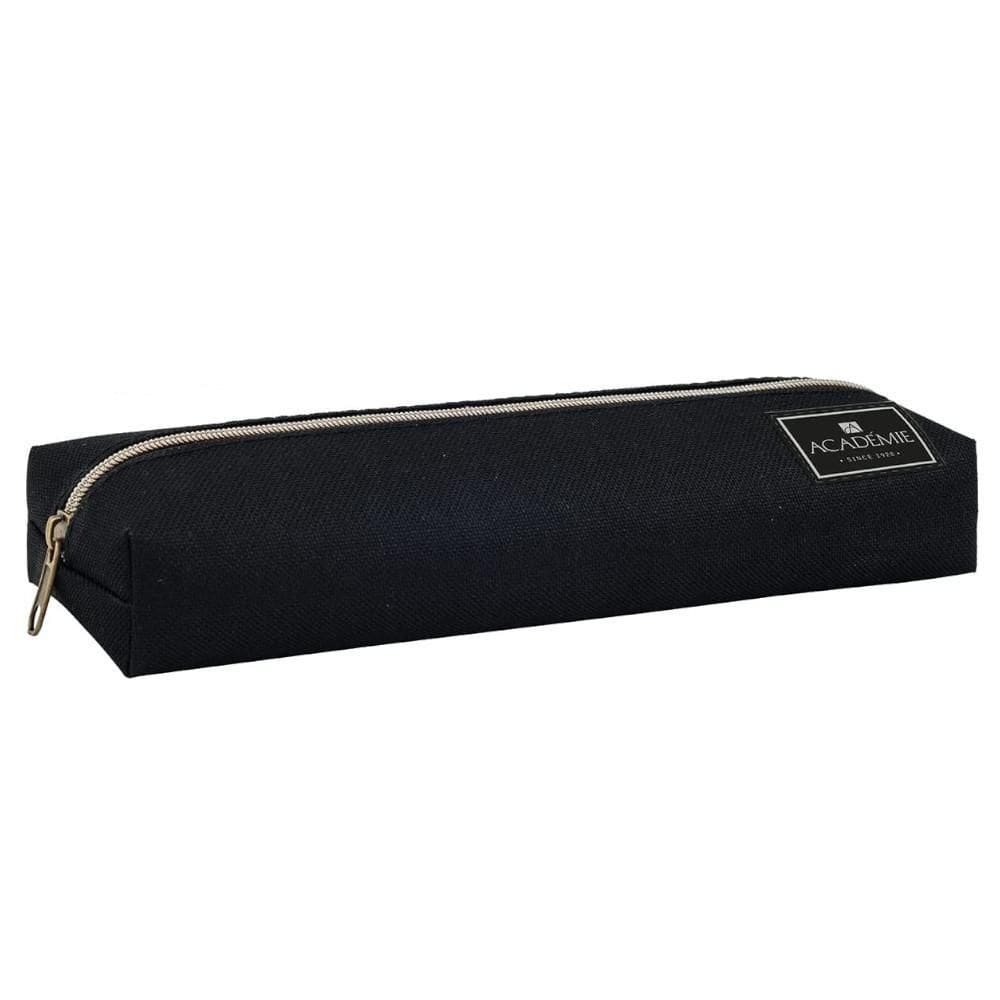 Estojo Flat Tilibra Académie Preto