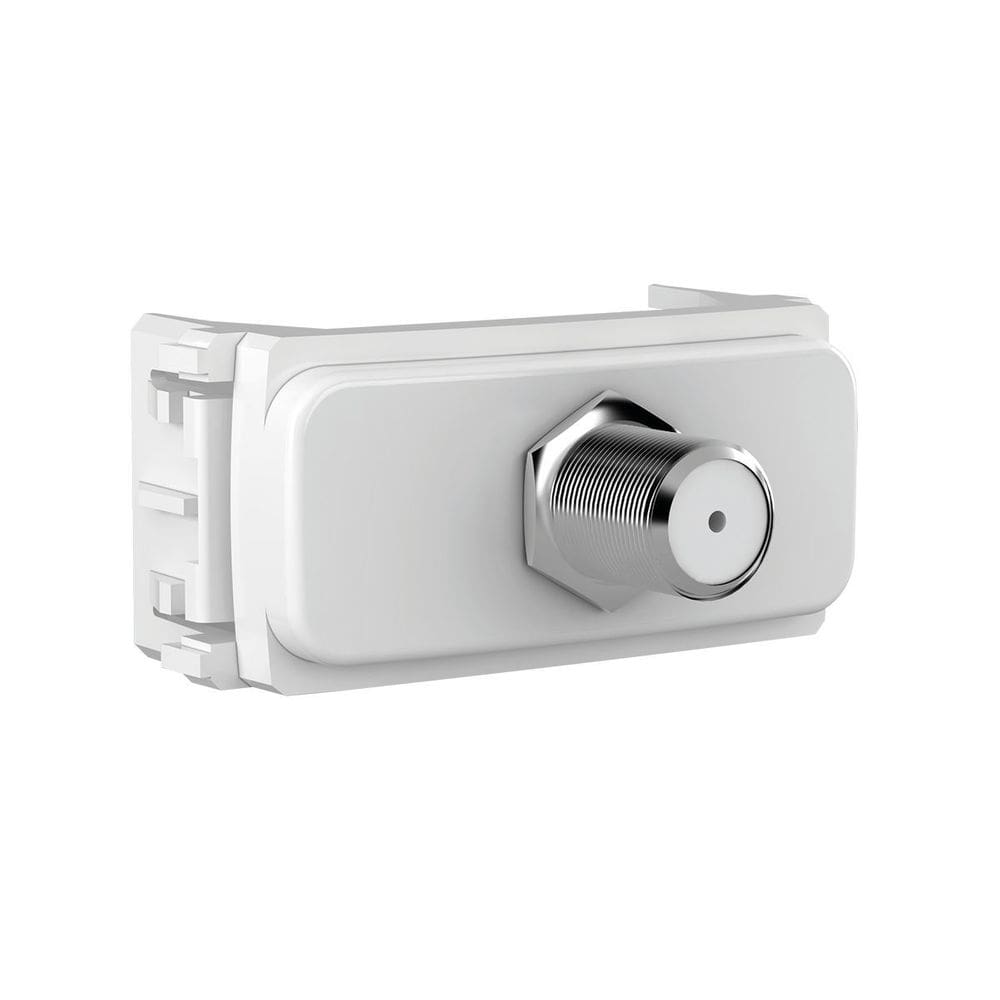 Modulo Tomada Antena de TV Branca Compose Weg