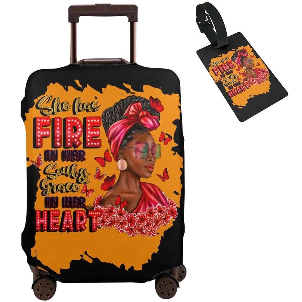 Protetor de mala Hepmant para mulher afro-americana tamanho XL