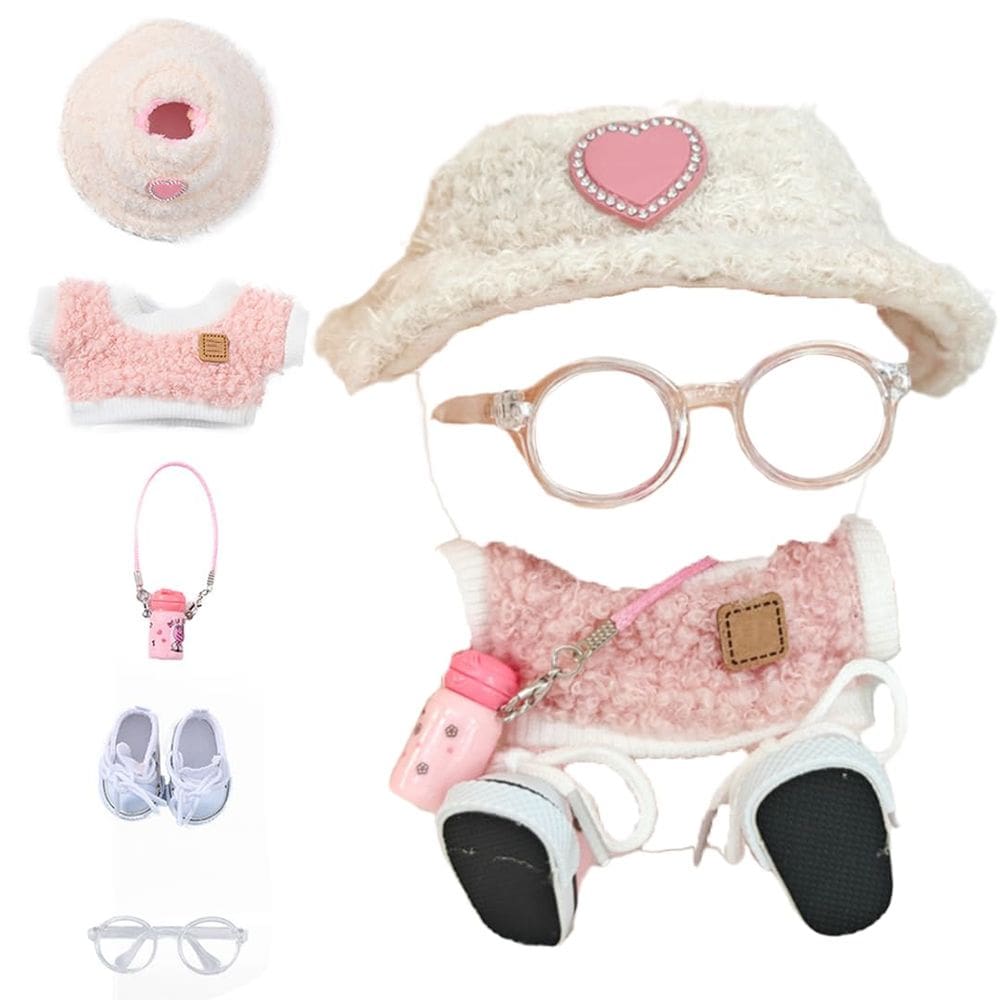 Conjunto de roupas de boneca para bonecas de 17 cm - vestidos e acessórios modernos