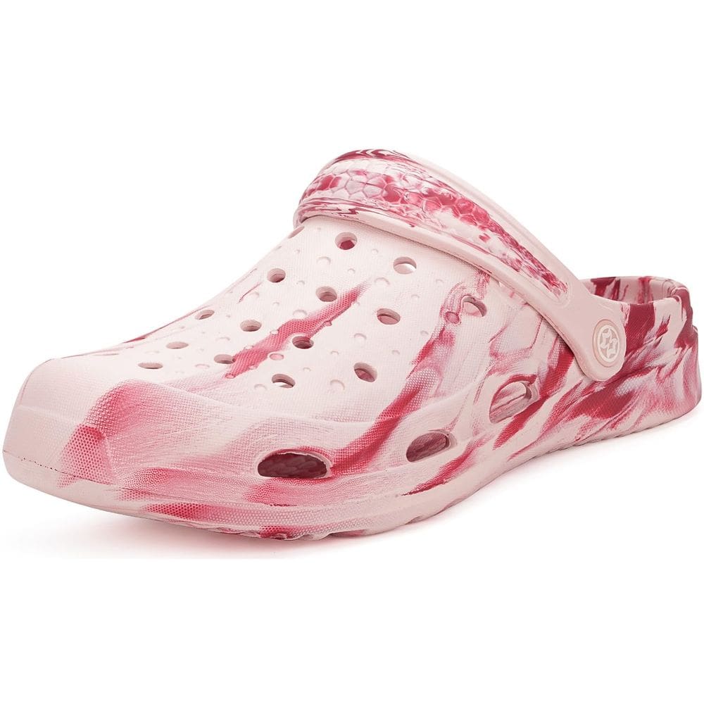 Tamancos de jardim Gaatpot Tie-Dye Lightweight Arch Support rosa