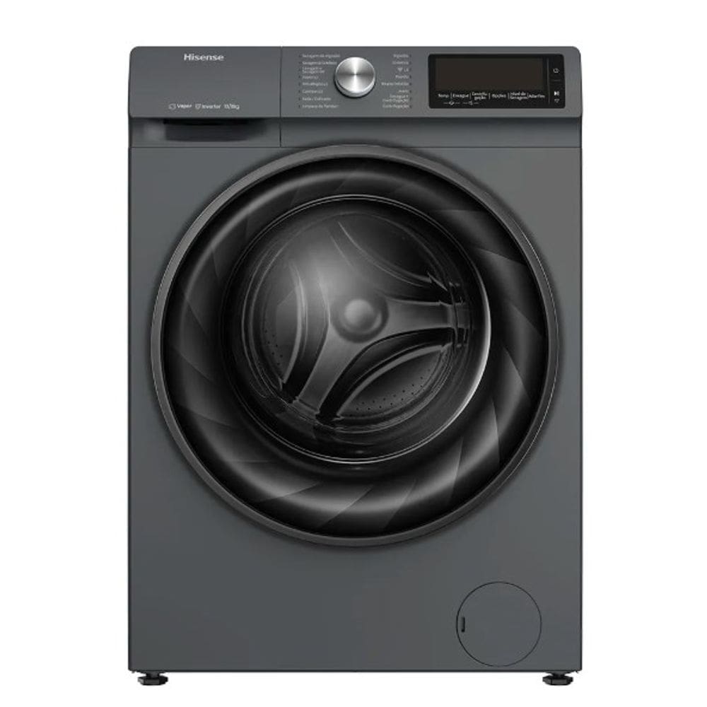 Lava e Seca Hisense WD5Q13 13Kg Steam Digital Inverter 220V Titanium