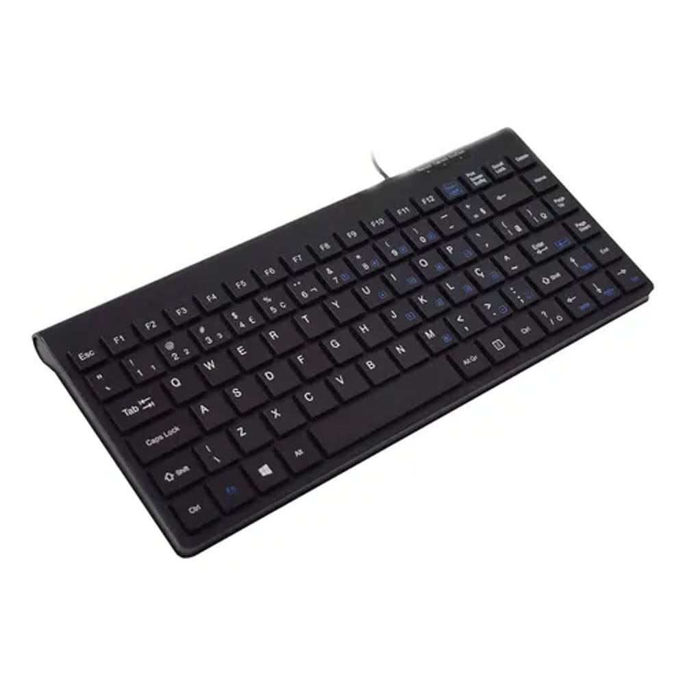 Teclado Mini Slim Preto Usb Kbd428 K-Mex