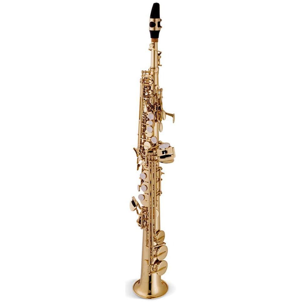Saxofone Soprano Vogga Vssp701N Laqueado Em Bb  Si Bemol