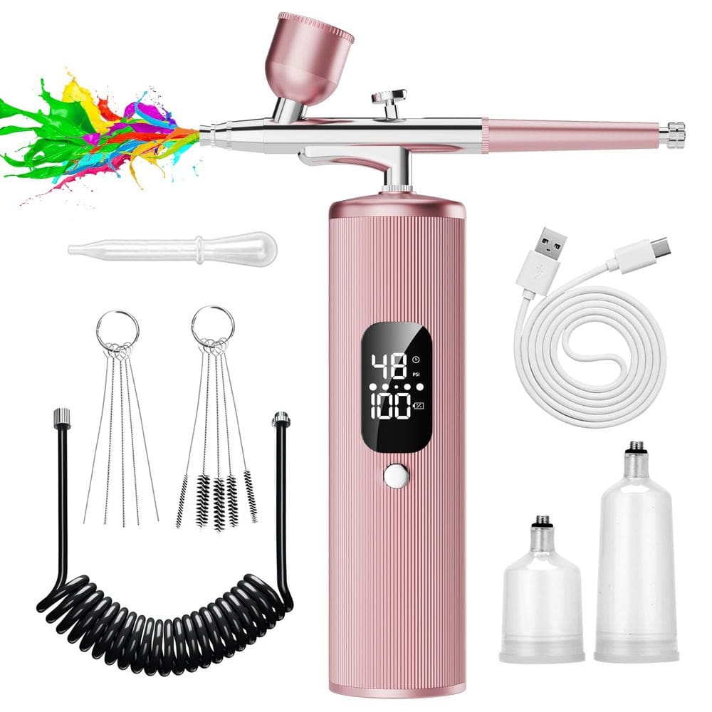 Kit de aerógrafo INVIMENT 48PSI de alta pressão com compressor