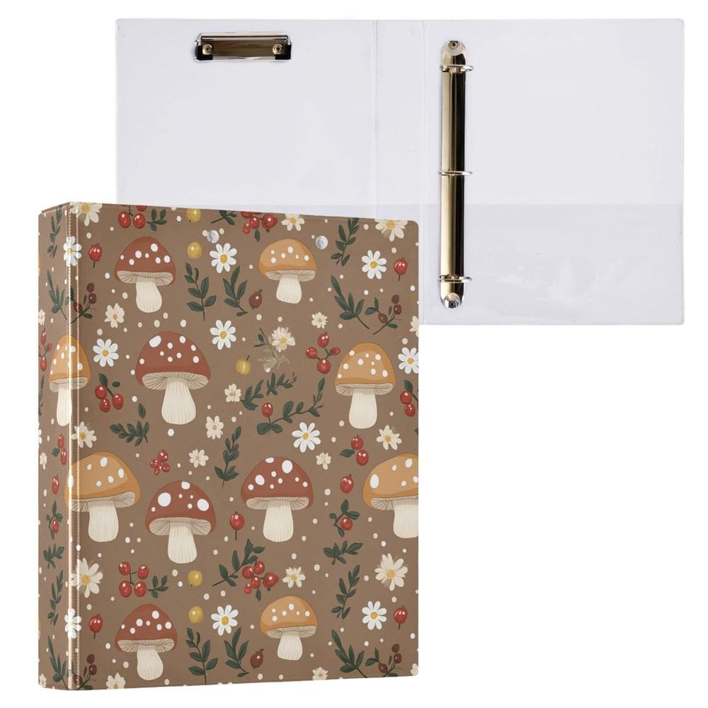 Encadernador redondo Wamika Mushroom 4 cm com capacidade para 200 folhas