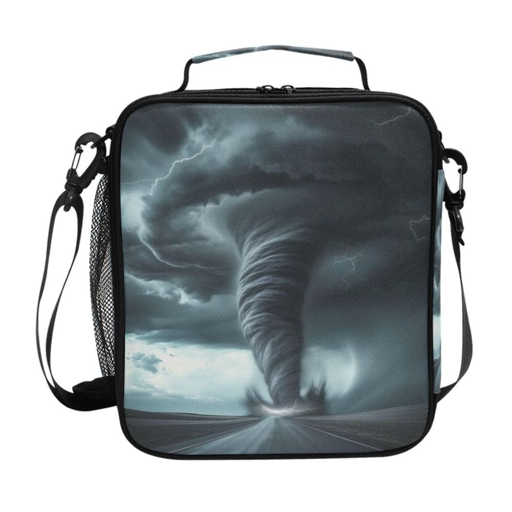 Lancheira WEVIBOFU Black Tornado Lightning Road Kids Isolated