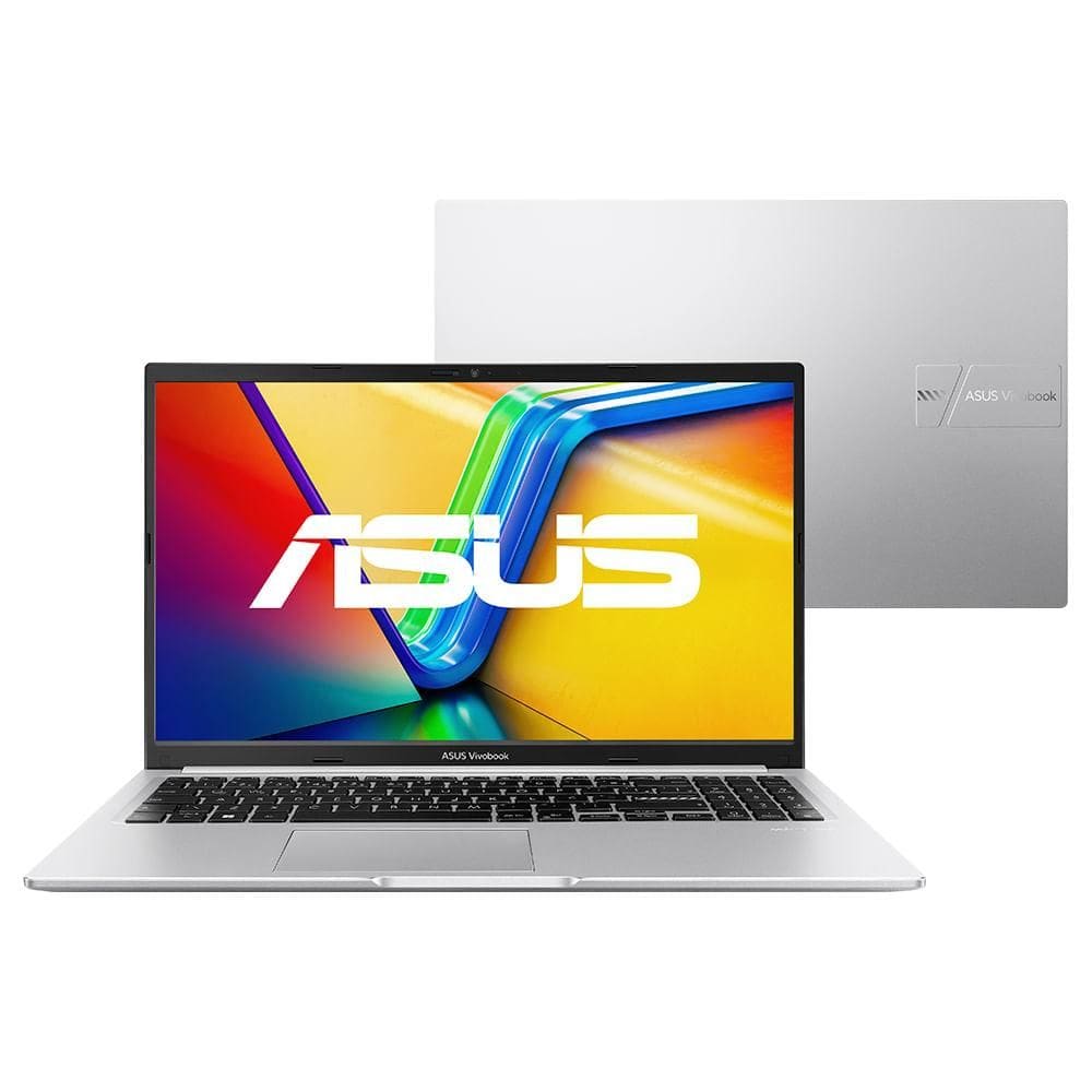 Notebook ASUS Vivobook 15 AMD Ryzen7, 16GB, 512GB SSD, Windows11 Home, Tela 15.6&quot; FHD, Cool Silver - M1502YA-NJ655W