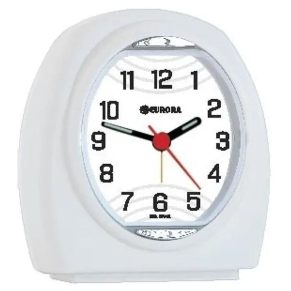 Despertador Quartz Branco Eurora 2695
