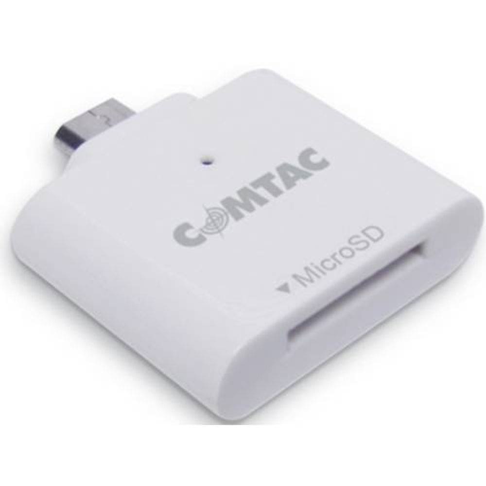Leitor de cartao de memoria micro sd comtac para smartphone