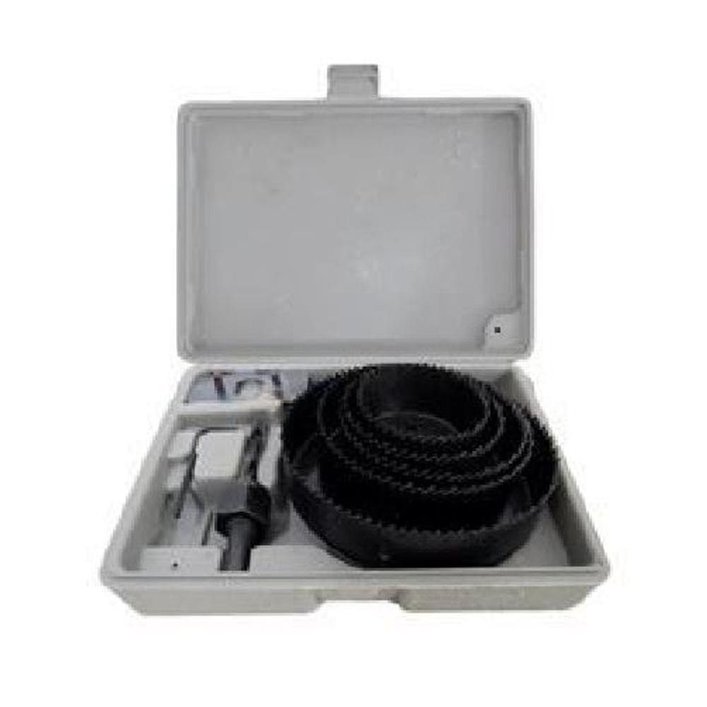 Kit Maleta Serra Copo 8 Peças Para Madeira