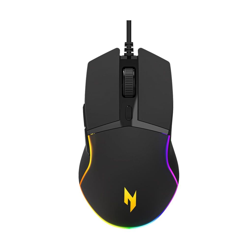 Mouse Gamer Nitro 6400 DPI NMW101 RGB 100 IPS