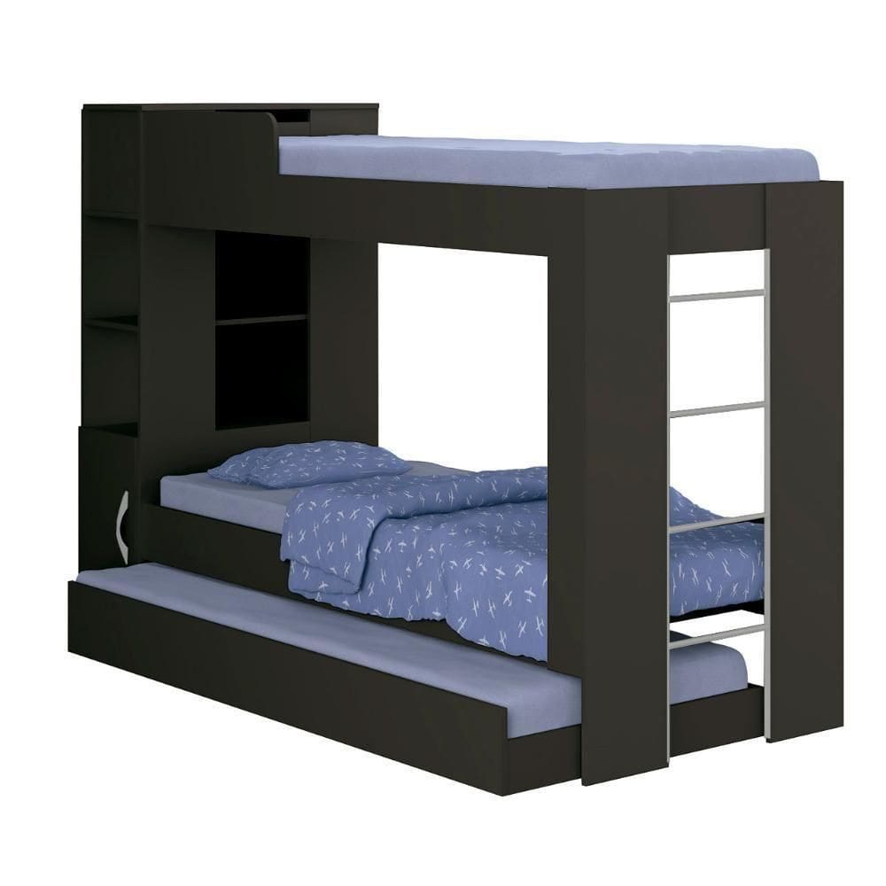 Beliche Cama Auxiliar Ditália Treliche Cm-15 Preto
