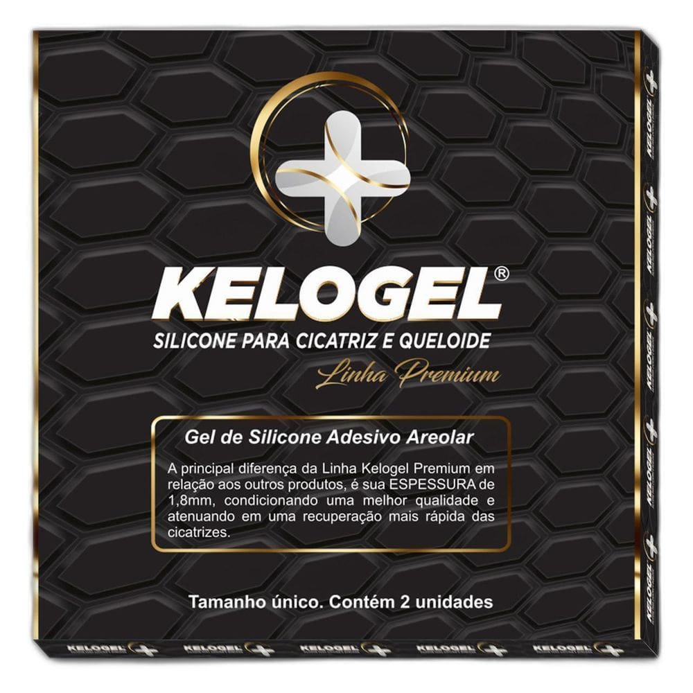 Fita De Silicone Areolar 8Cmx8Cm Esp.1.8Mm Premium Kelogel