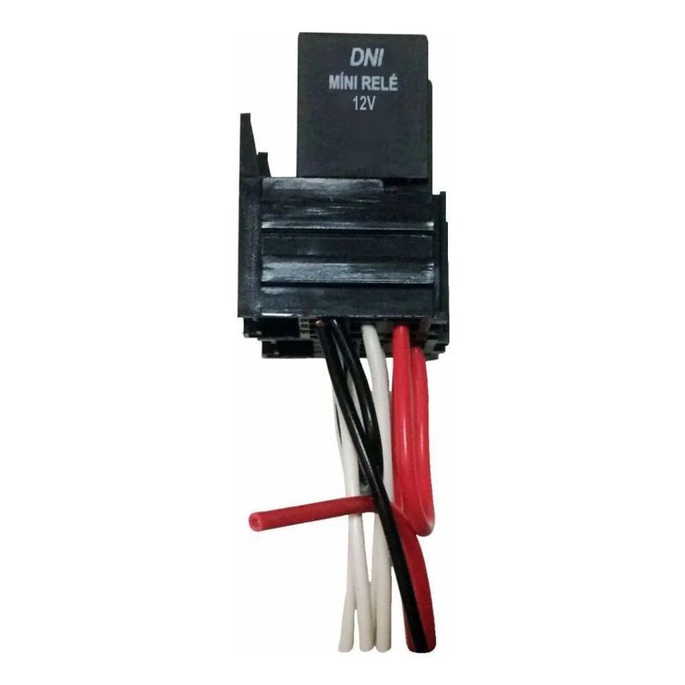 Míni Relé Chicote 4 Terminais 40A 12V Uso Geral Universal