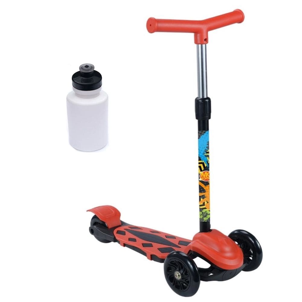 Patinete DM Toys Radical Power Vermelho Crianças Com Squeeze