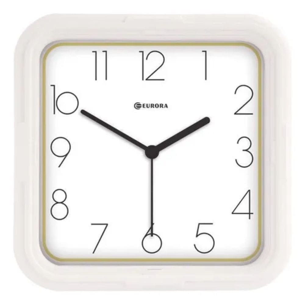 Relogio de Parede Branco TWI Eurora 6550-141