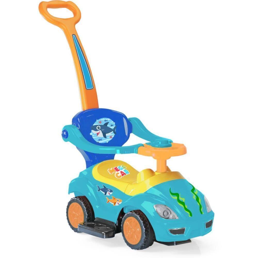 Veículo Para Bebê Mega Car Tub Com Empurrador