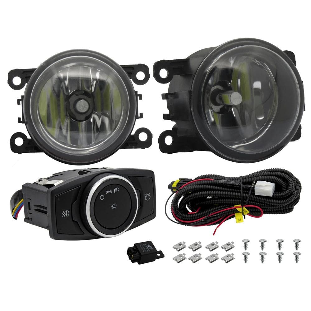 Kit Farol de Milha Neblina Ford Novo Ka 2019 2020 2021 + Kit Lâmpada Super LED 6000K