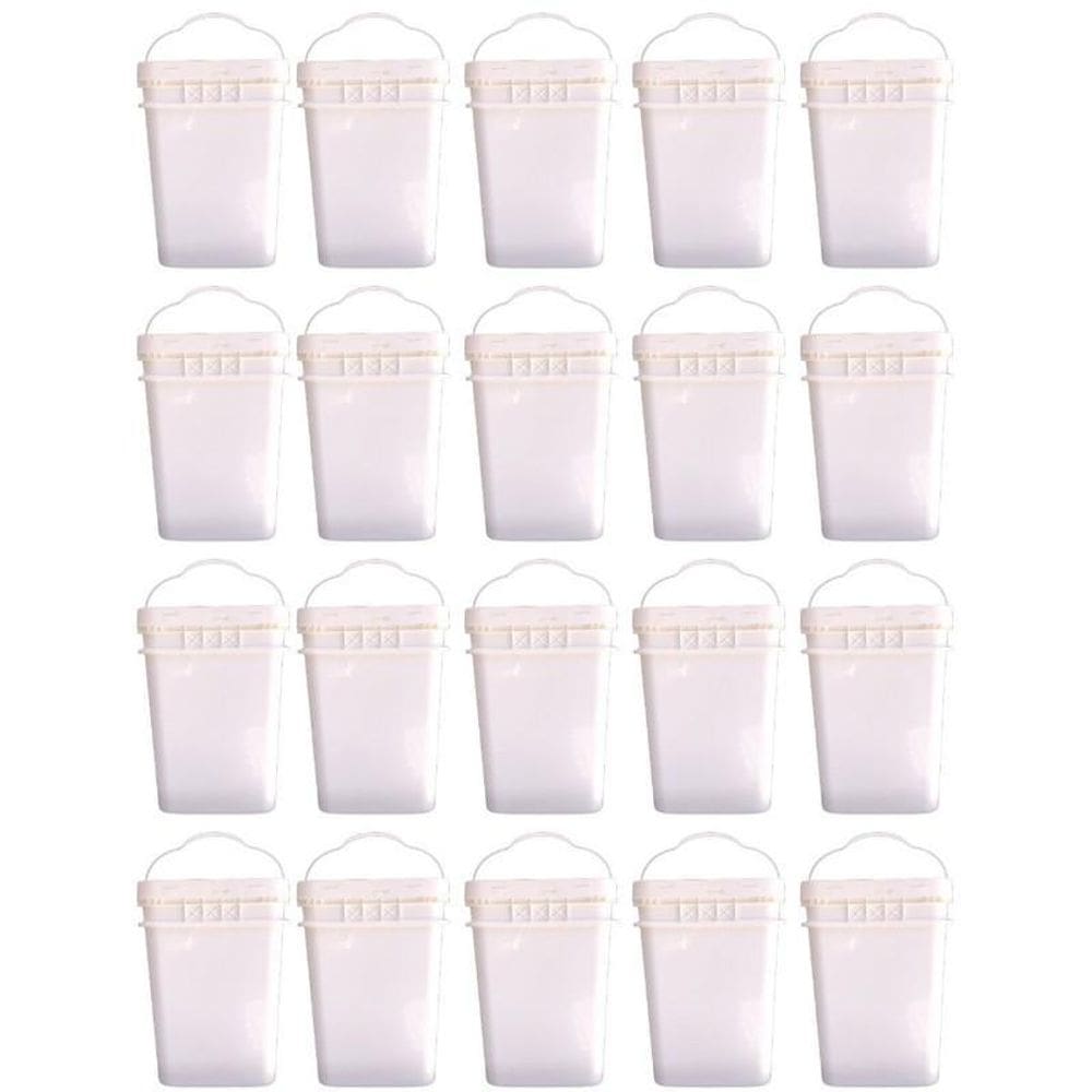 Balde Retangular 20Lts Para Colocar Comida 20 Pcs