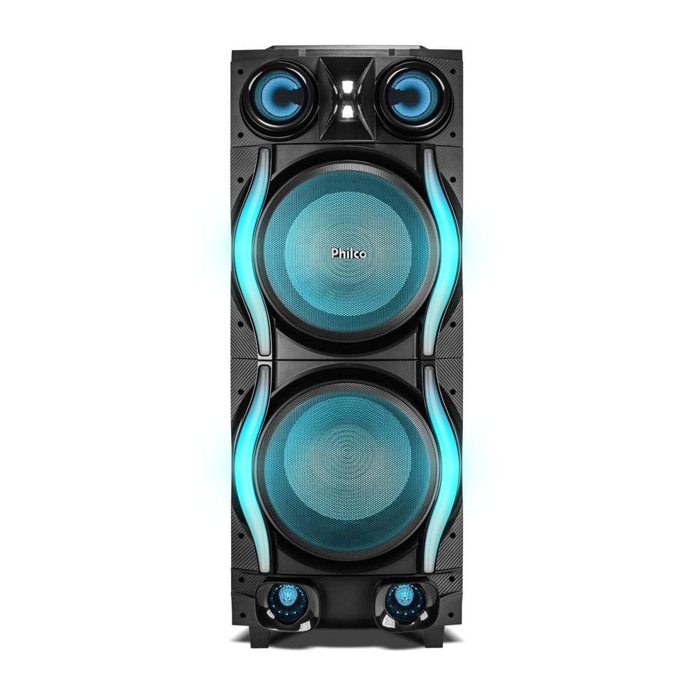 Caixa de Som Amplificada Philco Woofer Duplo 12" PCXE27000