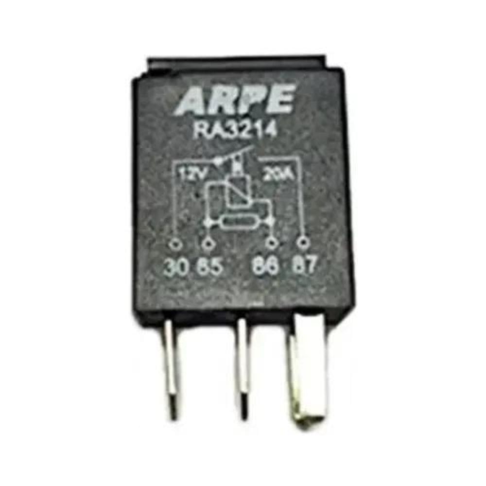 Relé Auxiliar Mini 12V 20A 4Term Fiat Ford Gm Vw New Holland