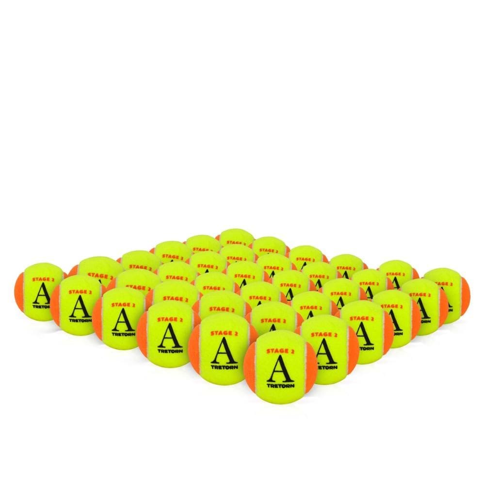 Bola De Beach Tennis Tretorn Academy Stage 2 - Saco Com 36 Bolas Laranja