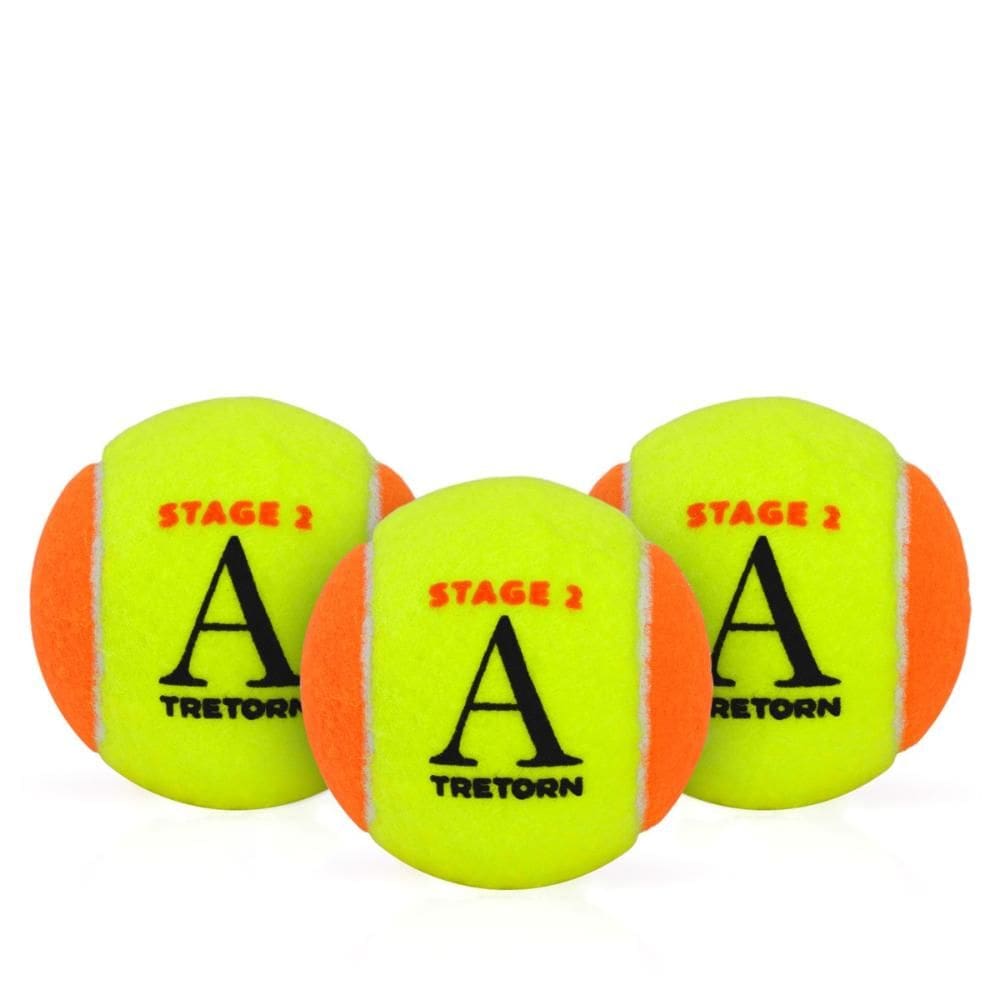 Bola De Beach Tennis Tretorn Academy Stage 2 Pack Com 03 Bolas Laranja