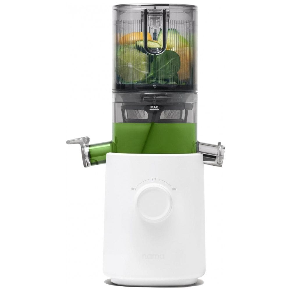 Extrator de Suco Nama J3 Compact Cold Press - Compacto, Portátil, Automação, Leve e Sem Desperdício de Espaço, Ideal para uma Operação sem