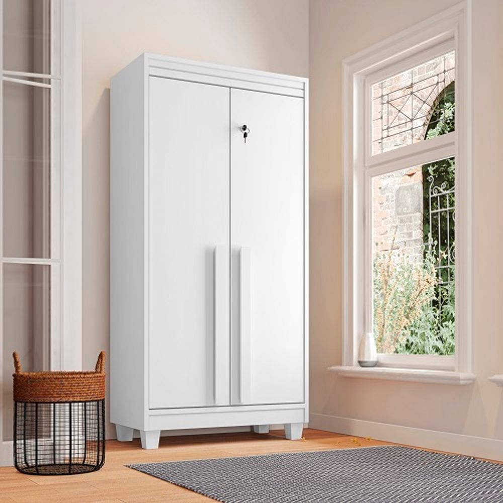 Armário Multiuso Paris Branco - RV Móveis