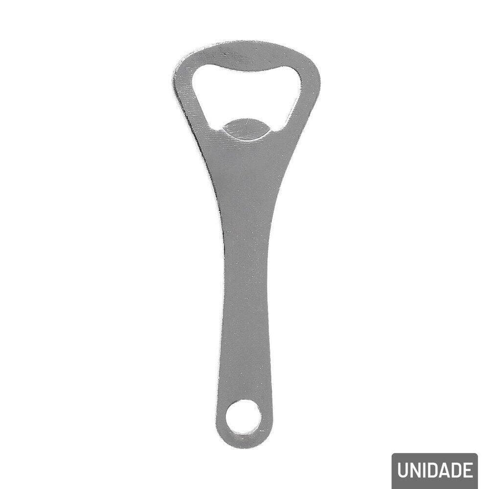 Abridor de Garrafa EM Inox 10cm Resistente - Tudo em Caixa